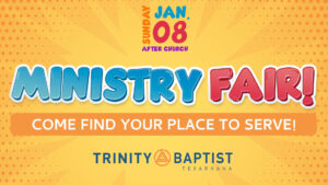 Trinity to Hold Ministry Fair on January 8