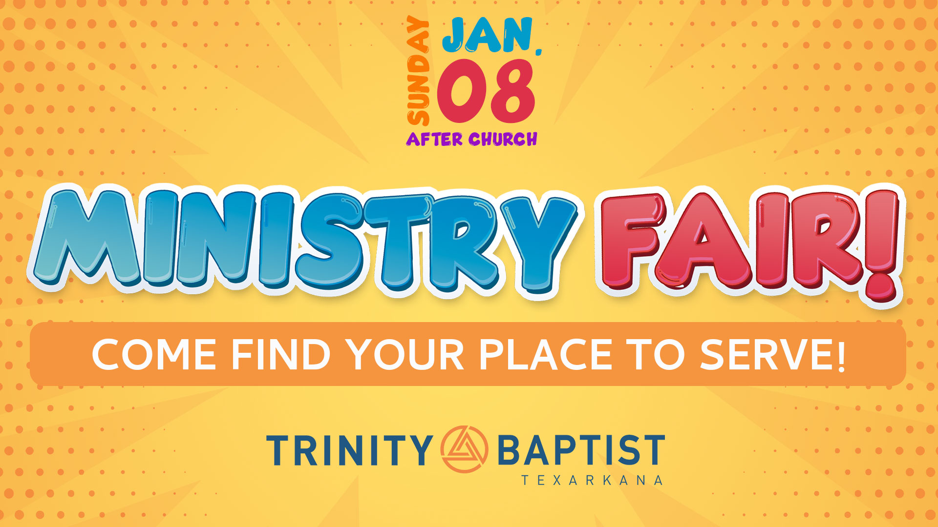 Read more about the article Trinity to Hold Ministry Fair on January 8