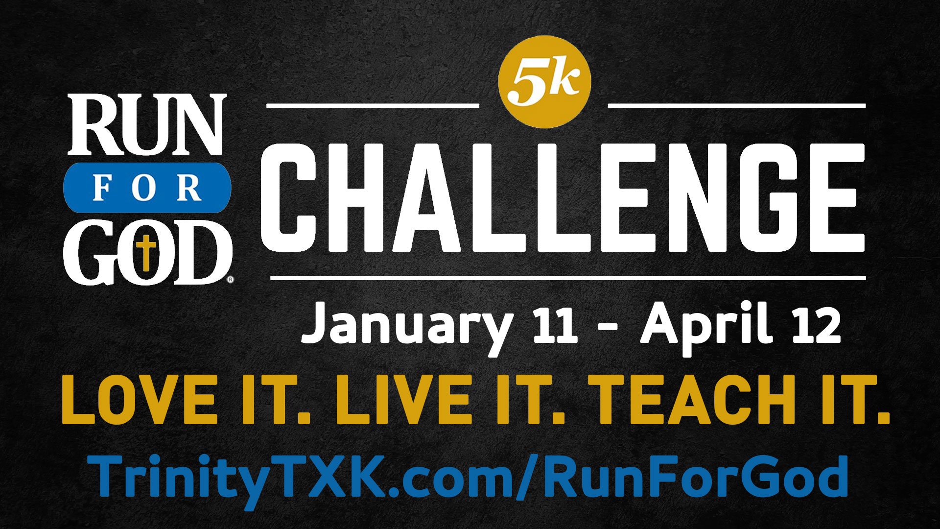 Read more about the article Run for God – The 5k Challenge