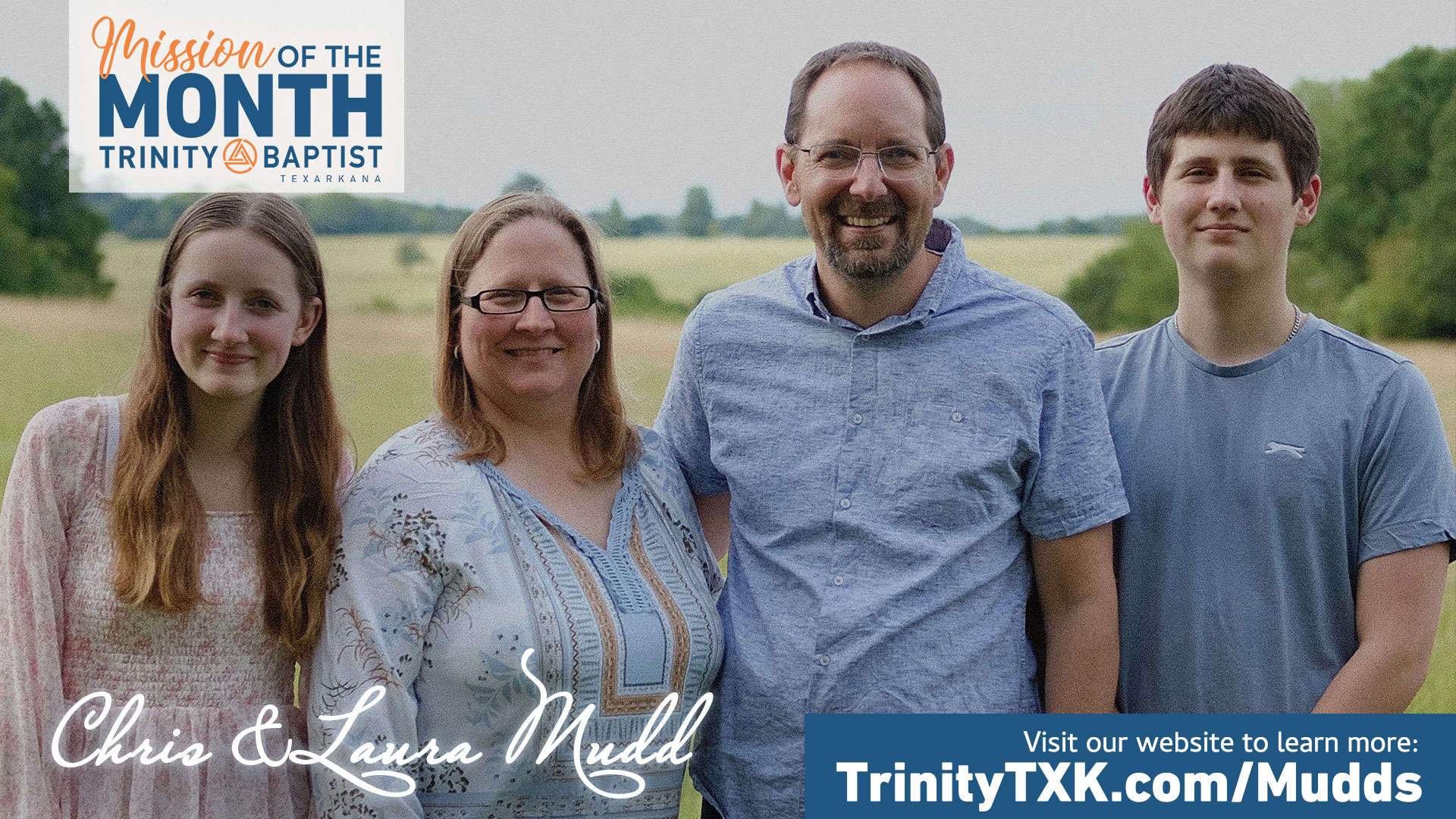 Read more about the article Chris & Laura Mudd | June 2023 Mission of the Month