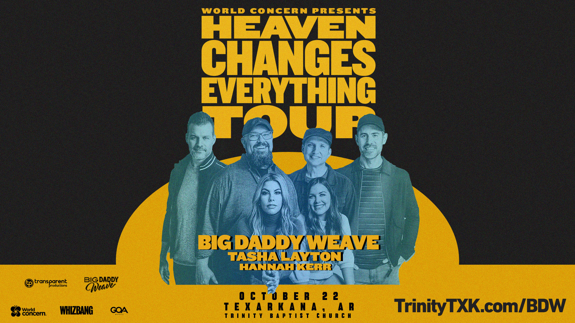 Read more about the article Big Daddy Weave, Tasha Layton, & Hannah Keer (Oct. 22nd)