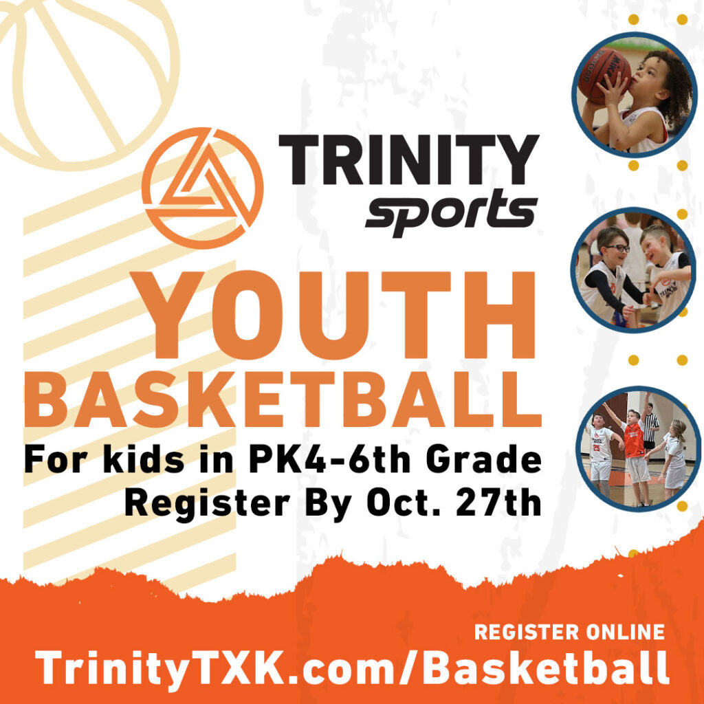 Texarkana youth basketball league 2023 - 2024. Trinity Sports information.