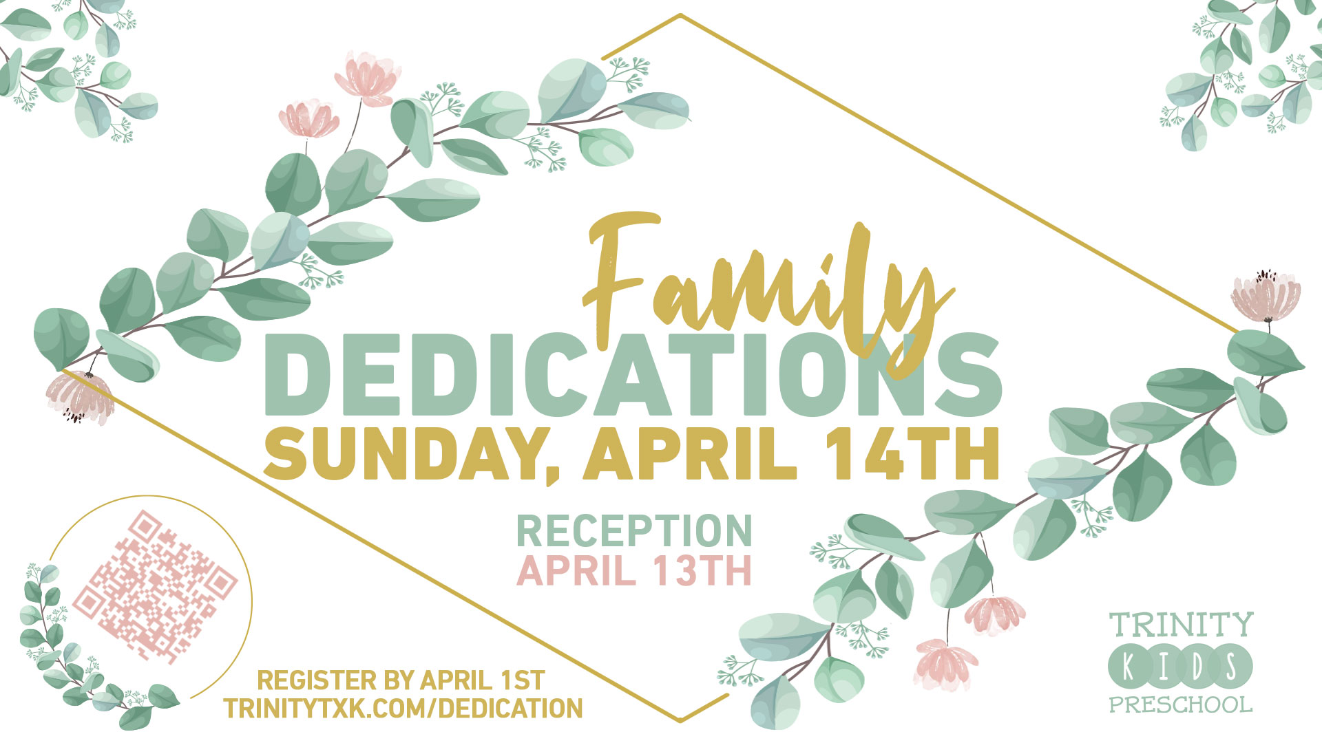 Read more about the article Family Dedications Scheduled for April 14th