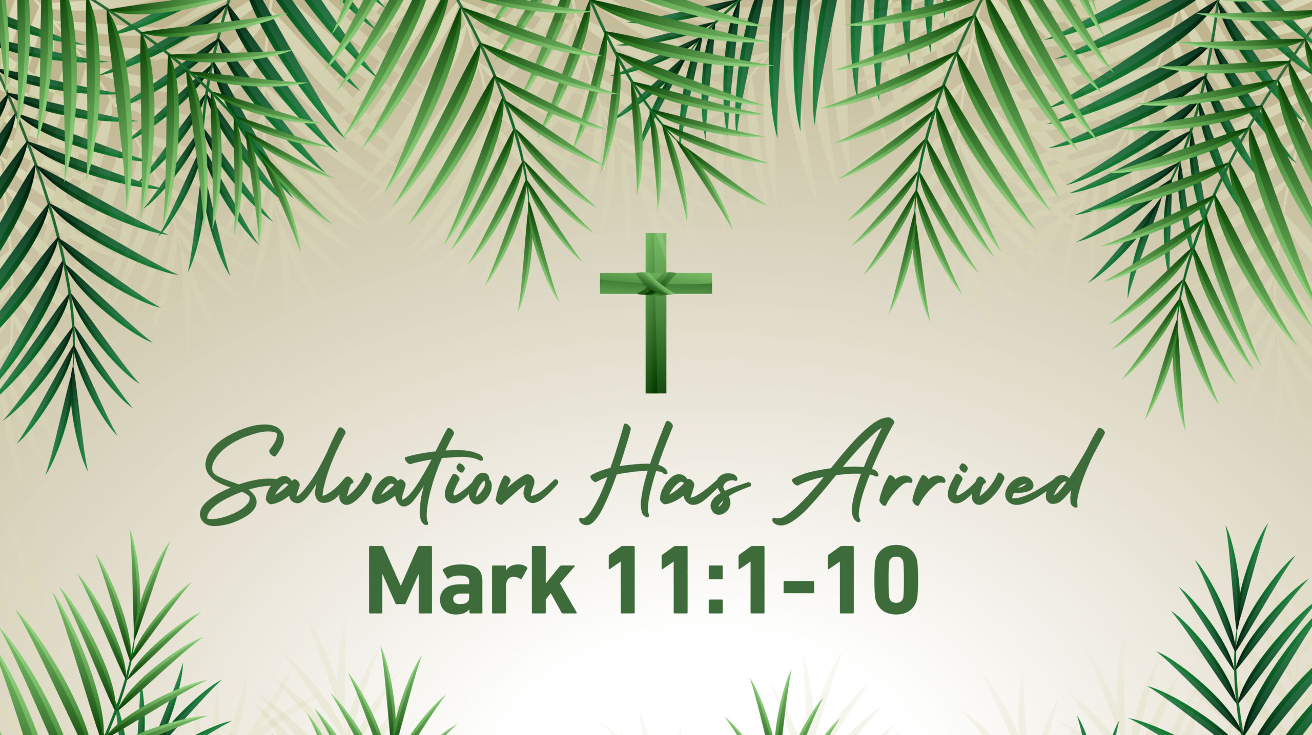 Read more about the article Palm Sunday: Salvation Has Arrived | Mark 11:1-10