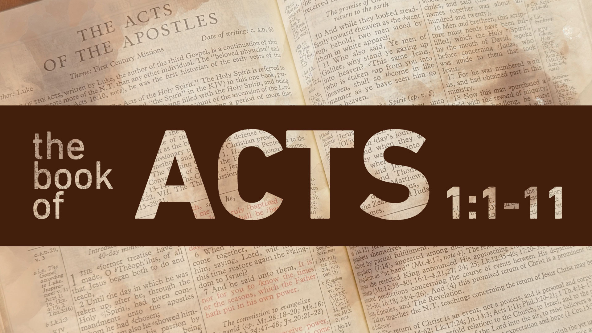 Read more about the article The Holy Spirit | Acts 1:1-11 | Michael Daugherty