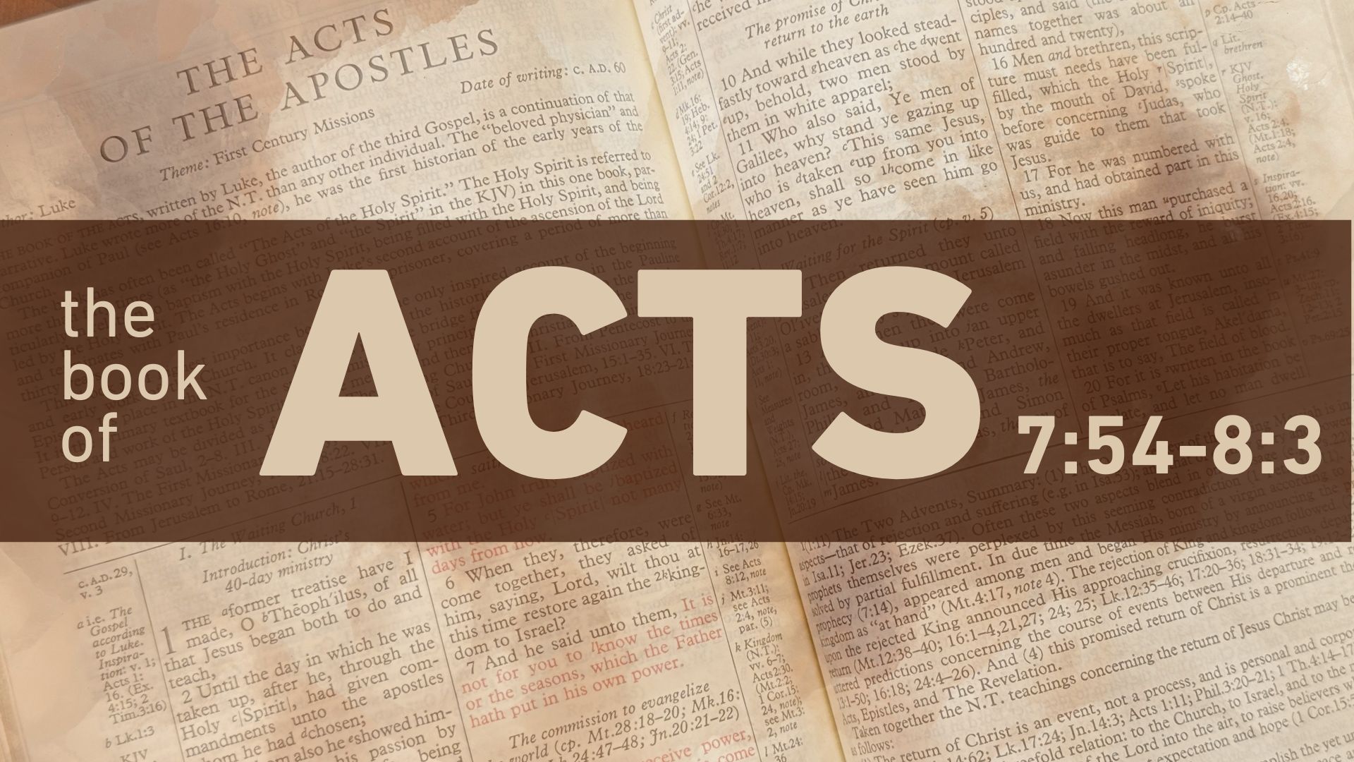 Read more about the article Acts 7:54-8:3 | Michael Daugherty