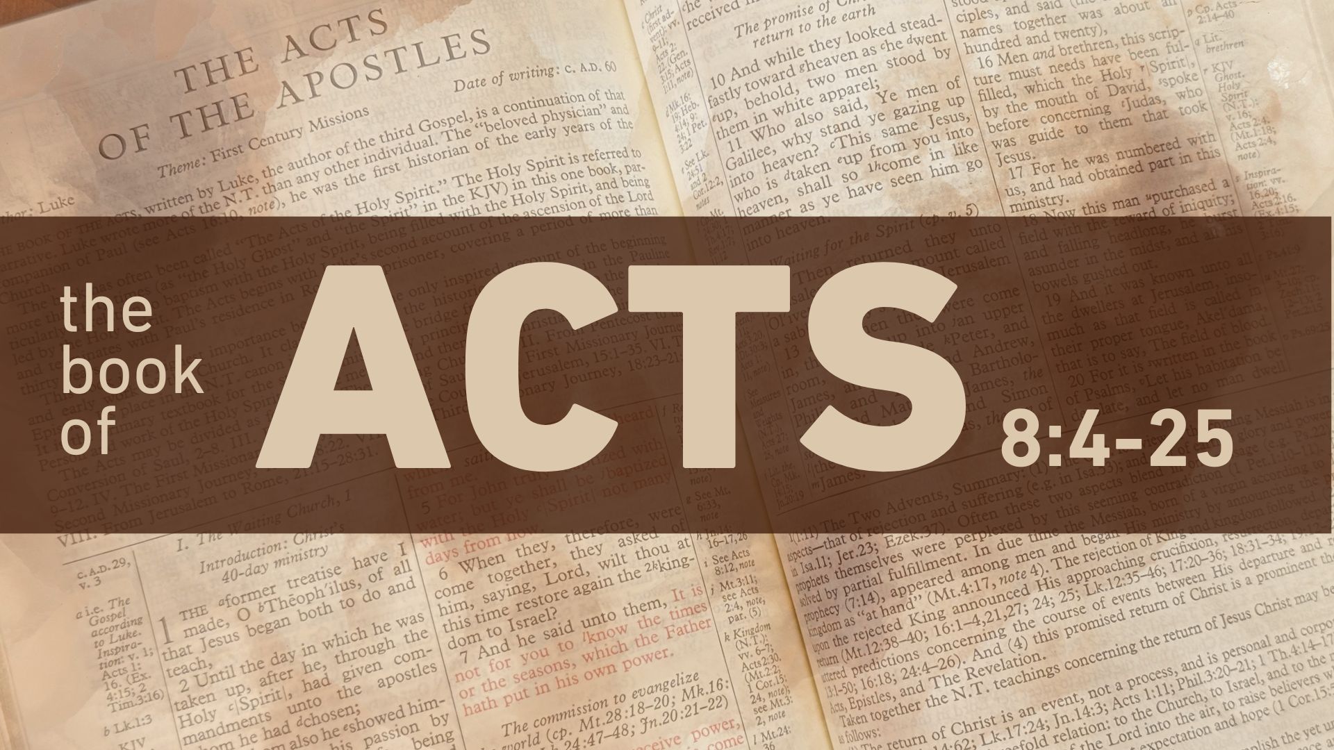 Read more about the article Acts 8:4-25 | Michael Daugherty