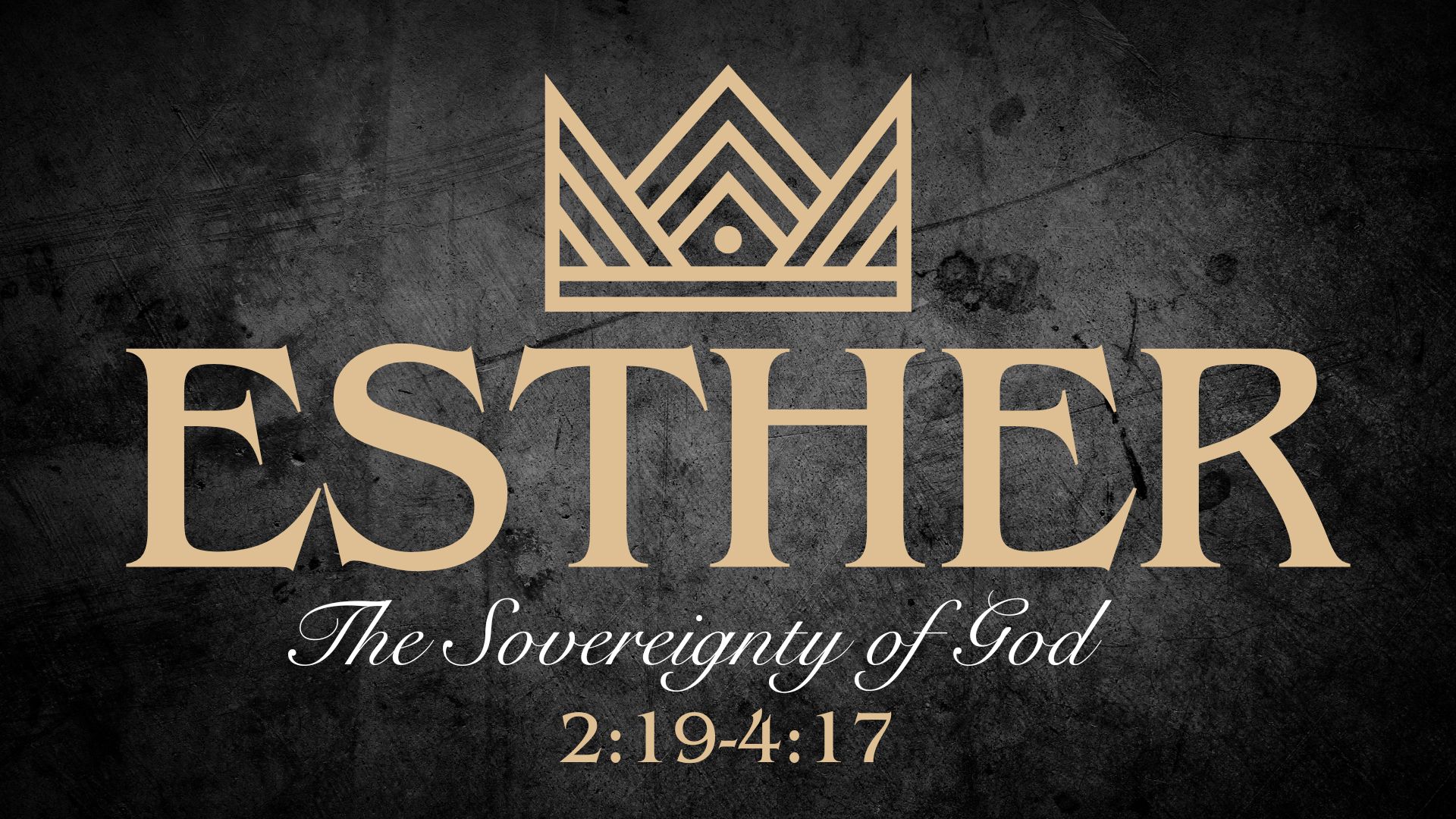 Read more about the article Esther 2:19-4:17 | Michael Daugherty