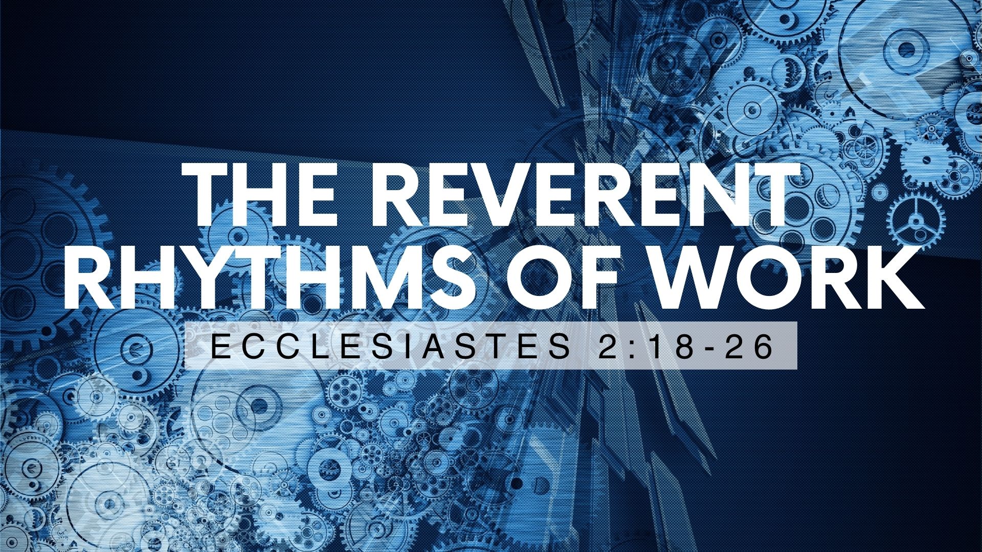 Read more about the article The Reverent Rhythms of Work | Michael Daugherty