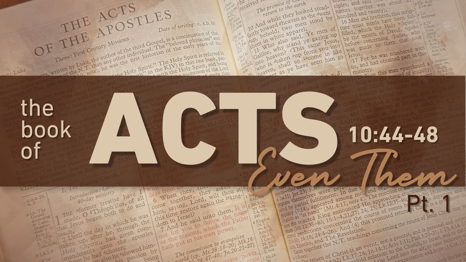 Read more about the article Acts 10:44-48 Pt. 1 | Michael Daugherty