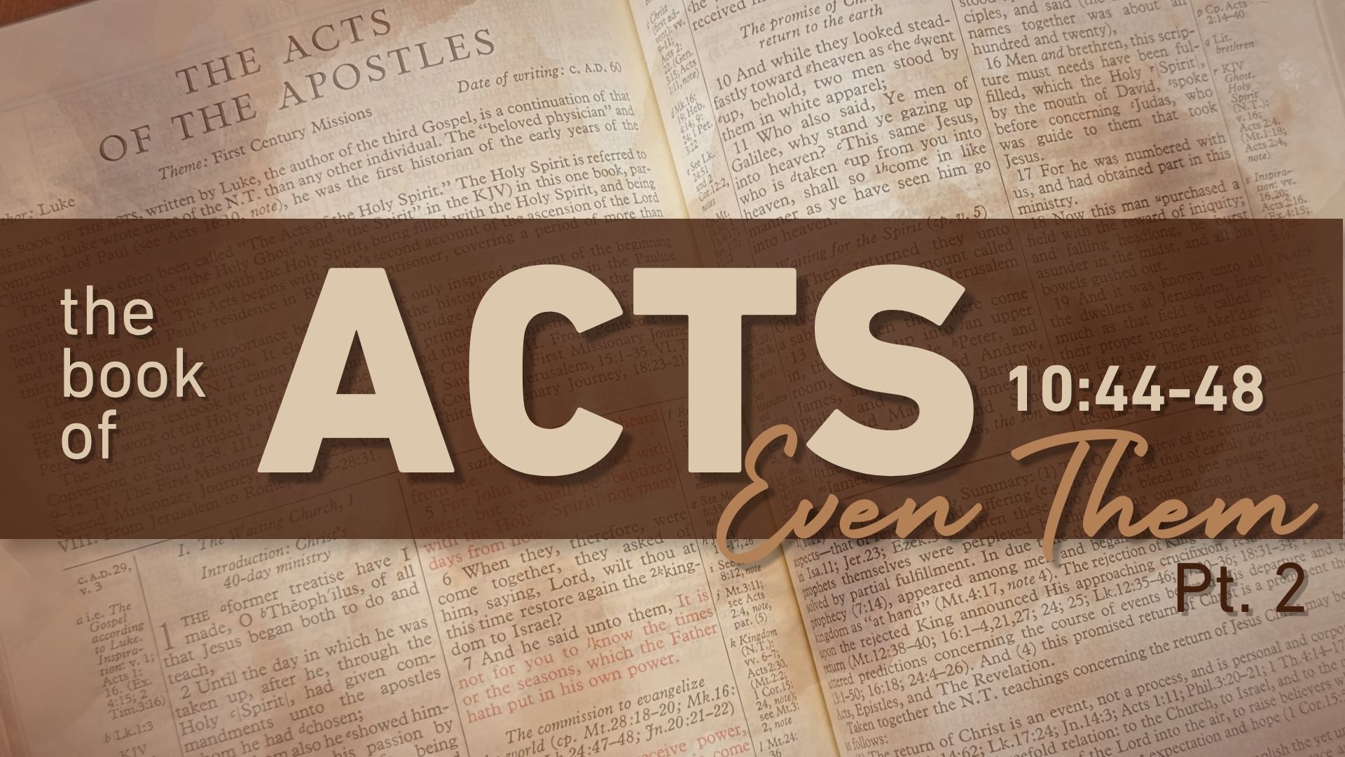 Read more about the article Acts 10:44-48 Pt. 2 | Michael Daugherty