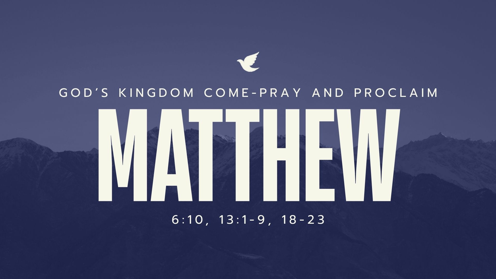 Read more about the article Matthew 6:10 | Michael Daugherty
